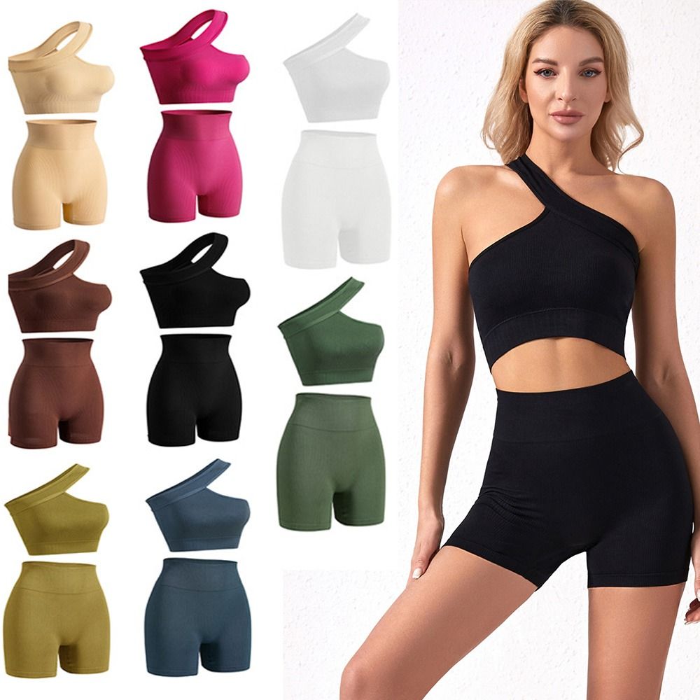2Pcs Reusable Seamless Women W - Seamless Ribbed Workout Tank Top recension och pris