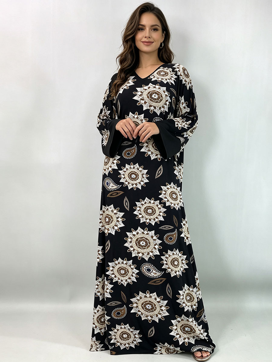 Plus Size Maxi Dress for Women - Boho Summer Beach Maxi Dress recension och pris