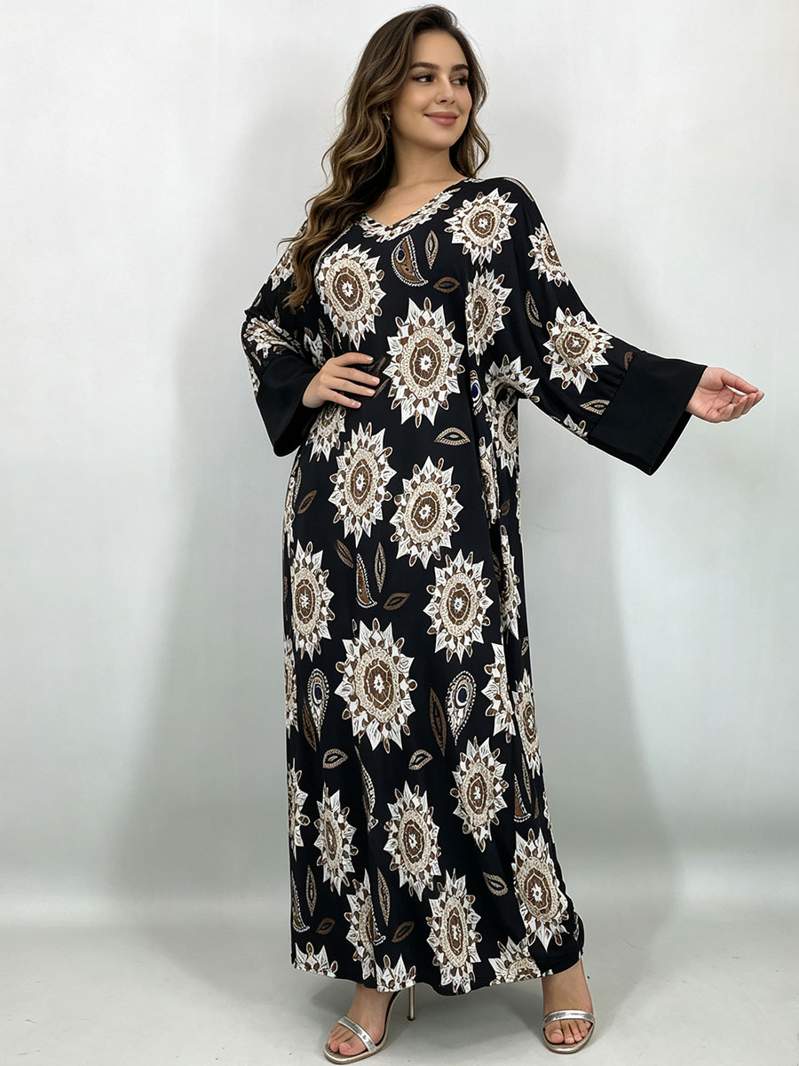Plus Size Maxi Dress for Women - Boho Summer Beach Maxi Dress recension och pris