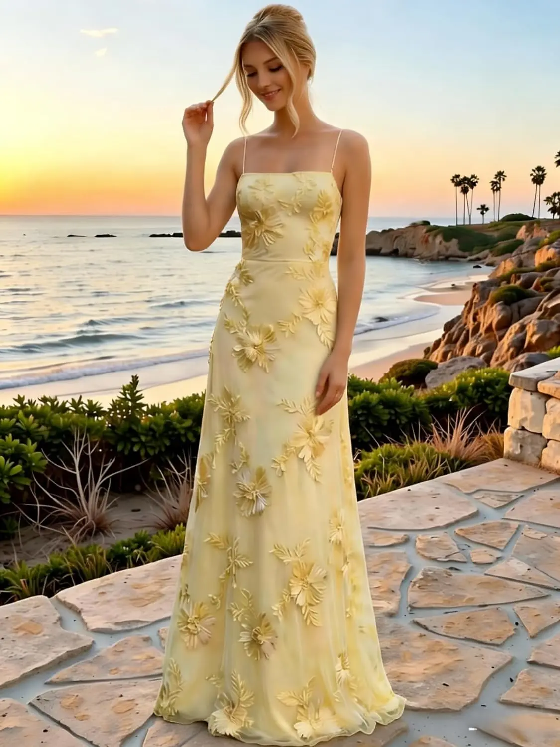 Floral Embroidery Prom Dresses - Dresses recension och pris