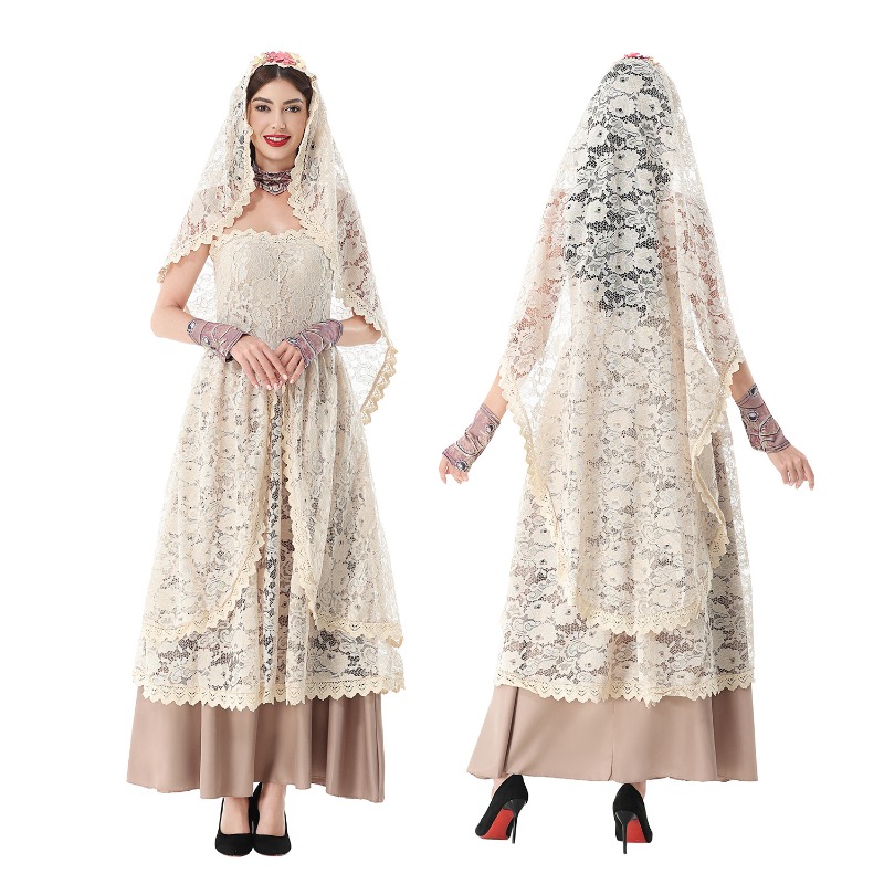 Women Vintage Lace Maxi Dress  - Dresses recension och pris