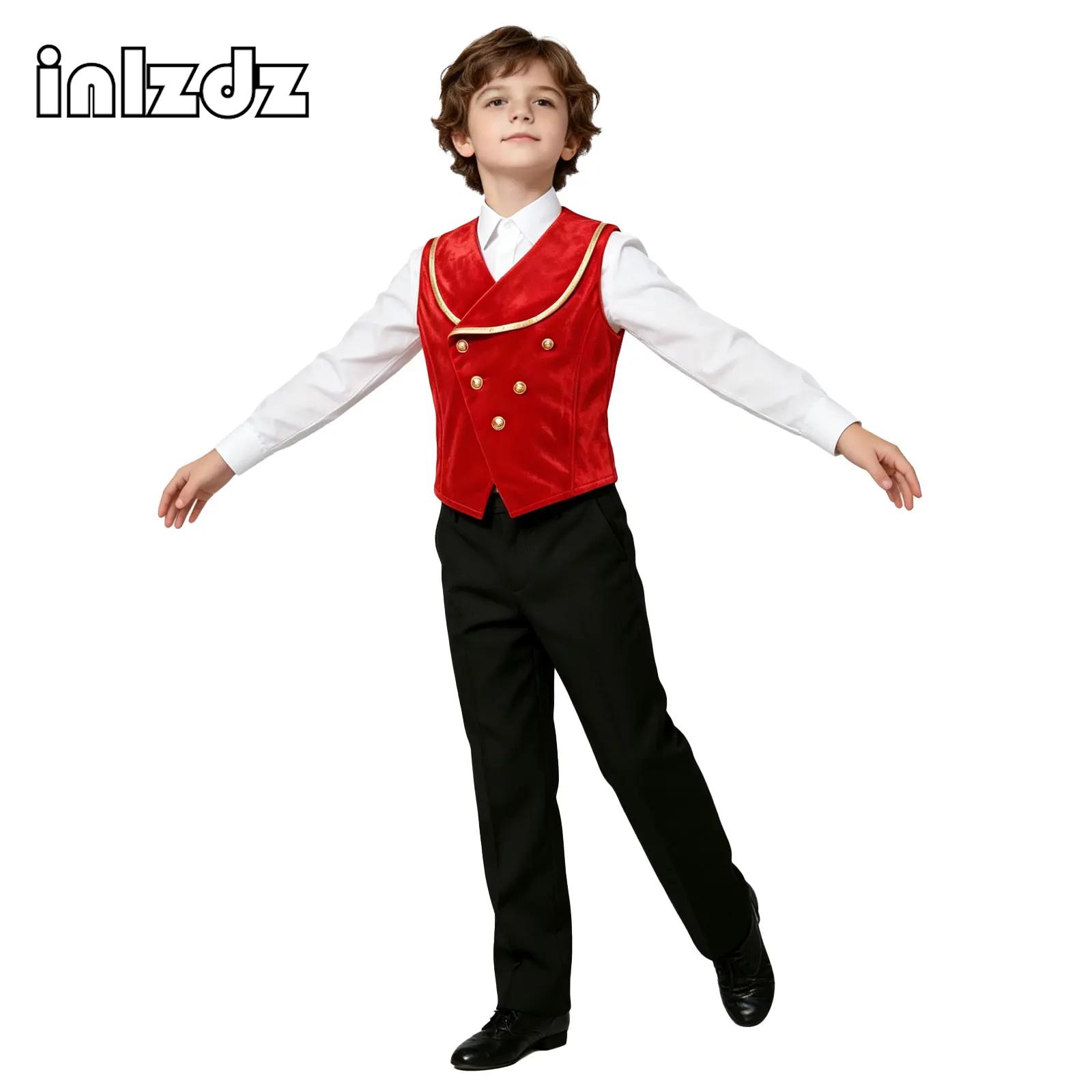 Kids Boys Medieval Velvet Vest - Dresses recension och pris