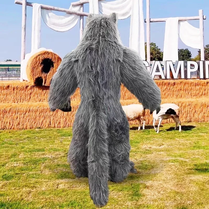 Giant Inflatable Grey Wolf Mas - Dresses recension och pris