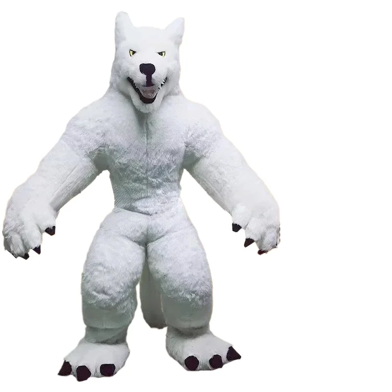 Giant Inflatable Grey Wolf Mas - Dresses recension och pris