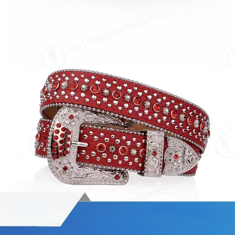 Y2K Style Rhinestone Belt For  - Jeans recension och pris